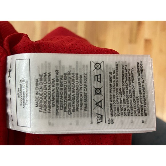 "Adidas Manchester United CNY Bomber Jacket - Red - Size S - Men's 165" - Picture 11 of 11